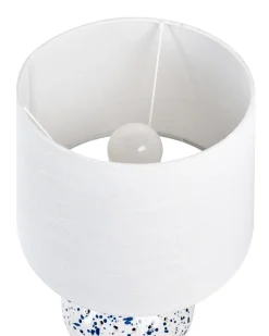 Bordlampe MACAL Keramik Hvid/blå