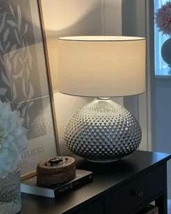 Bordlampe MADON Glas Sølv