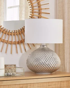 Bordlampe MADON Glas Sølv