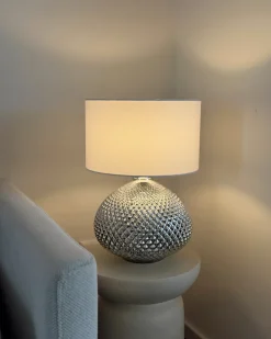 Bordlampe MADON Glas Sølv