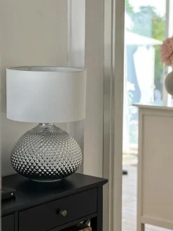 Bordlampe MADON Glas Sølv