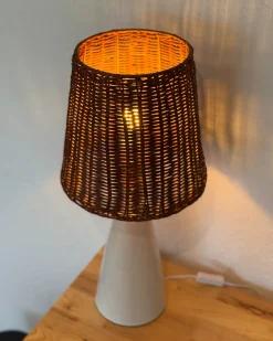 Bordlampe MADURU Keramik Hvid