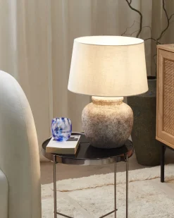 Bordlampe MAREB Keramik Beige