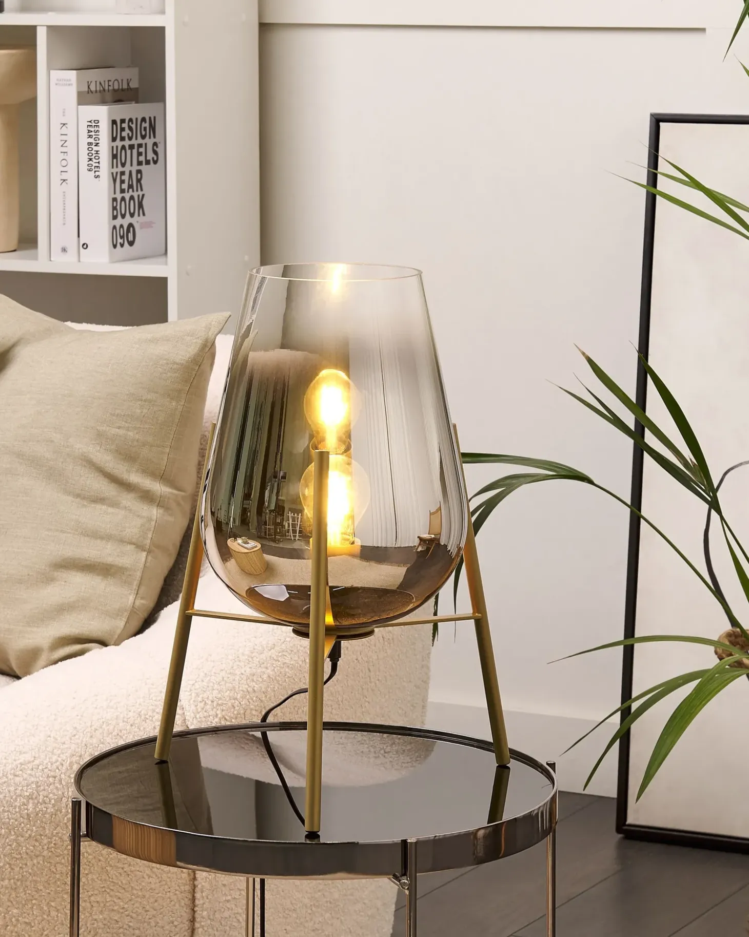 Bordlampe MENA Metal Guld