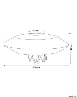 Bordlampe MENTIRI Flet Naturlig