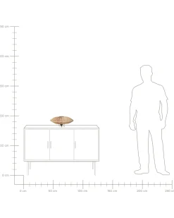 Bordlampe MENTIRI Flet Naturlig
