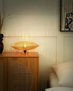 Bordlampe MENTIRI Flet Naturlig