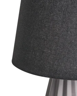 Bordlampe MONTAGUA Keramik Grå