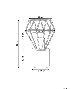 Bordlampe MOONI Metal Messing
