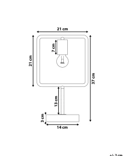 Bordlampe MUNDO Metal Kobber