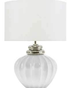 Bordlampe NERIS Keramik Cremehvid
