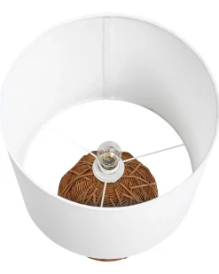 Bordlampe NILWALA Rattan Naturlig