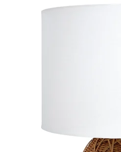 Bordlampe NILWALA Rattan Naturlig