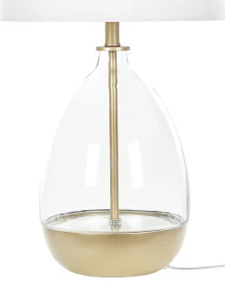Bordlampe OKARI Glas Hvid