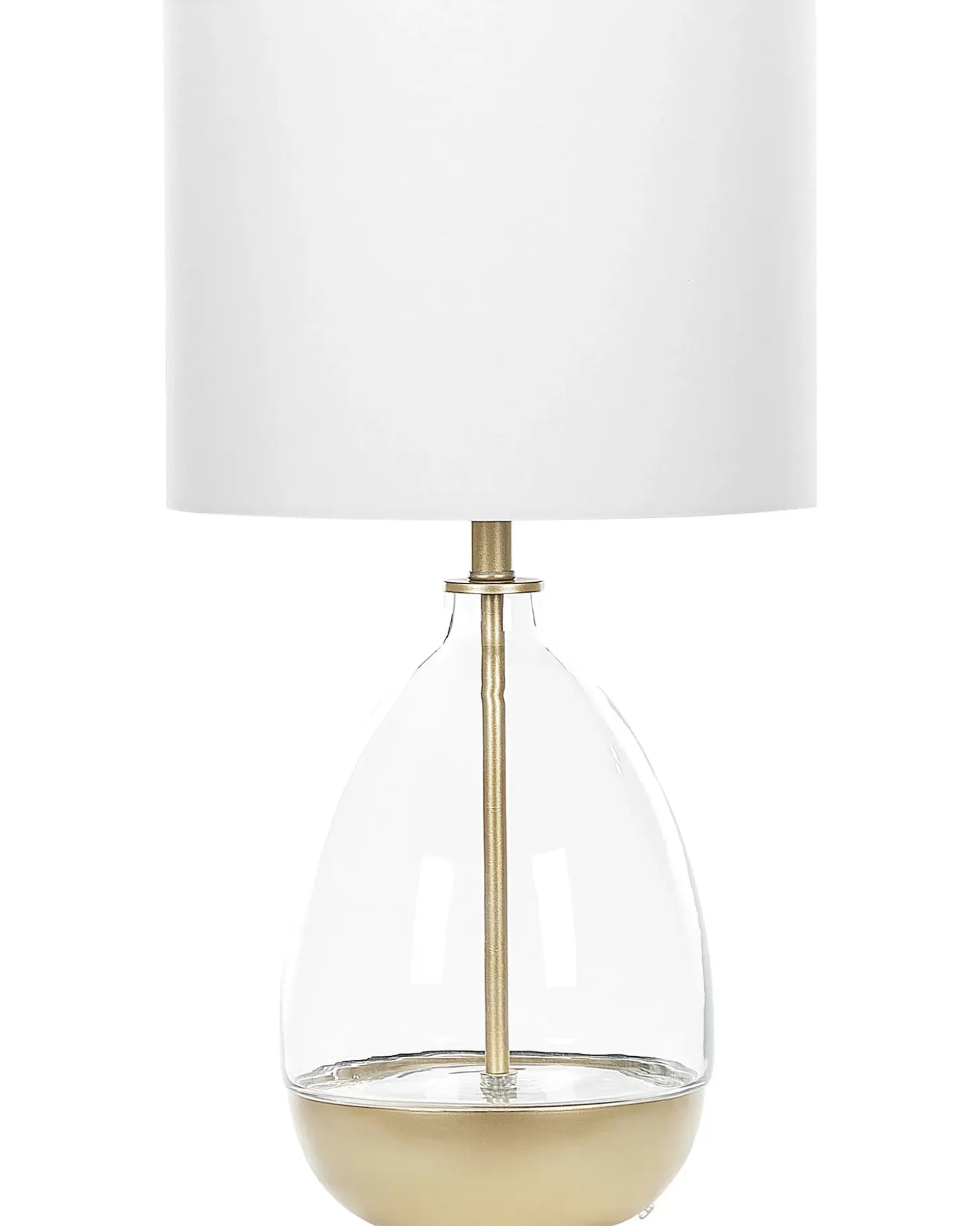 Bordlampe OKARI Glas Hvid
