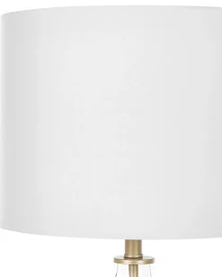 Bordlampe OKARI Glas Hvid