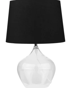 Bordlampe OSUM Glas Sort