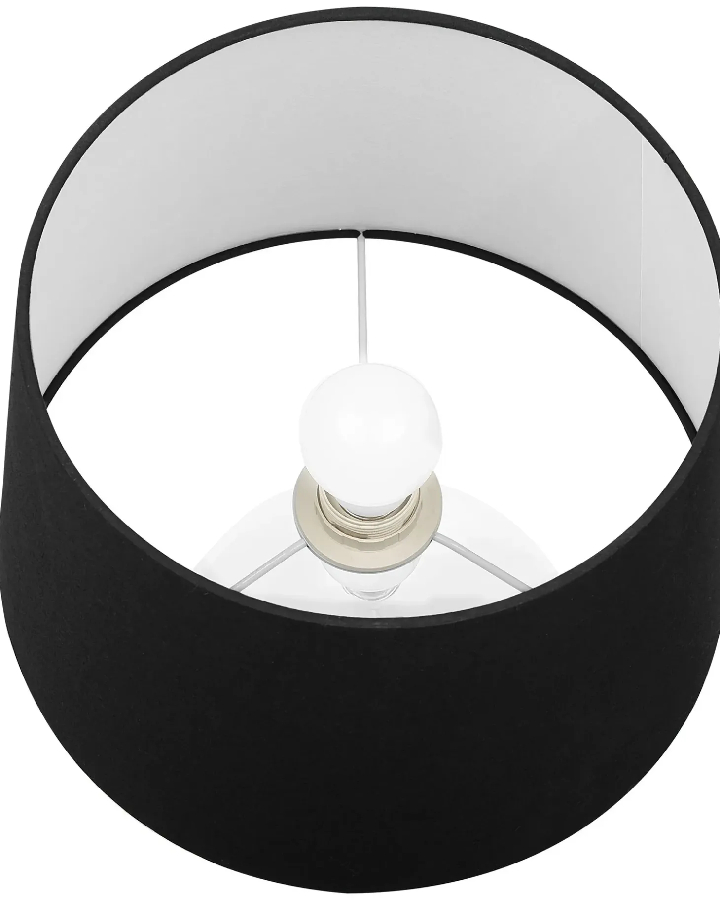 Bordlampe OSUM Glas Sort