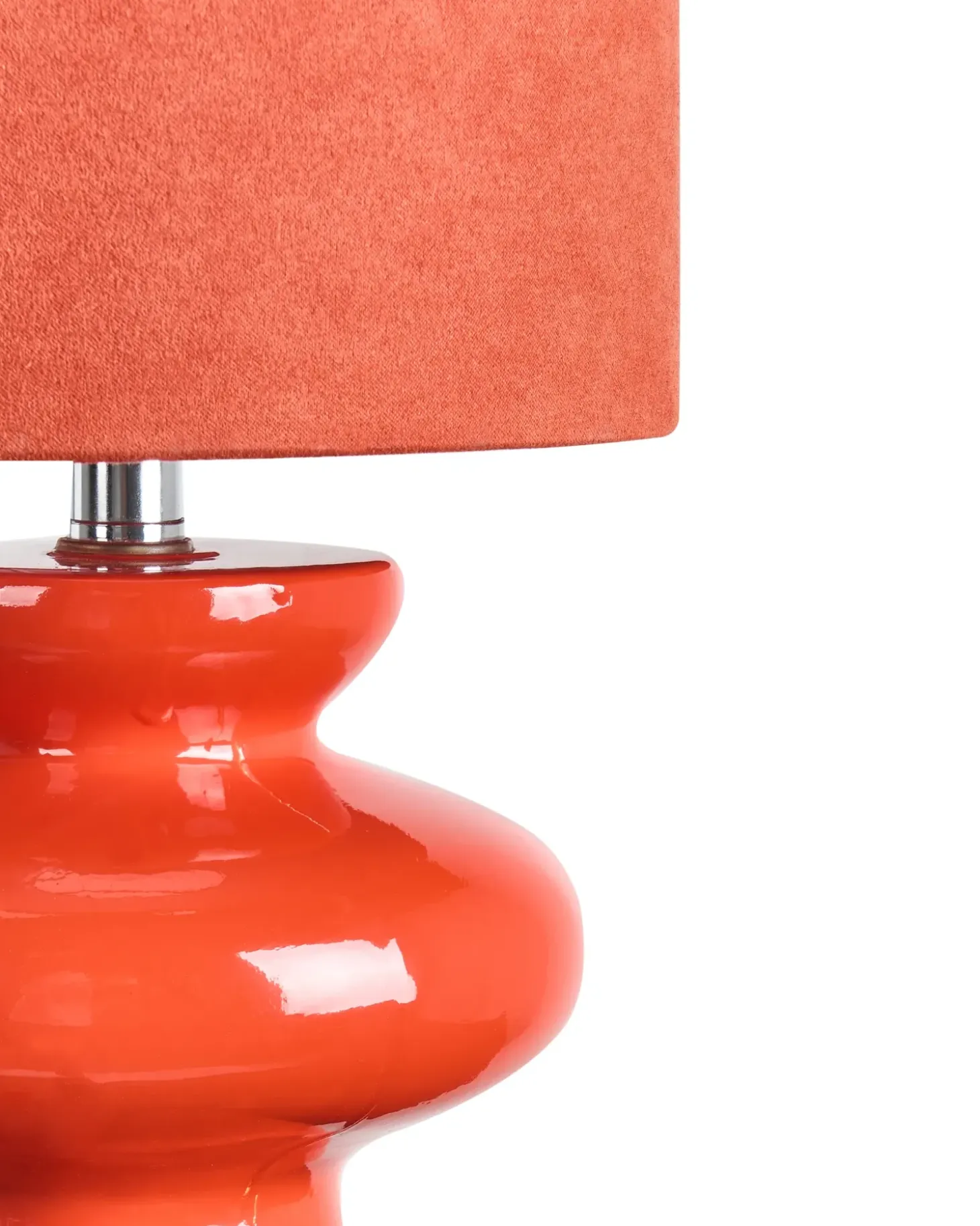 Bordlampe OTEROS Rød