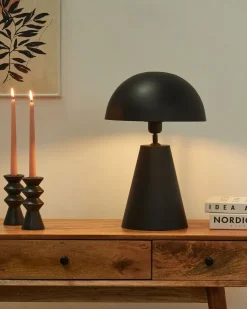 Bordlampe PALMIET Metal Sort