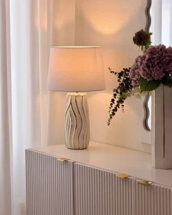Bordlampe PATUCA Keramik Hvid