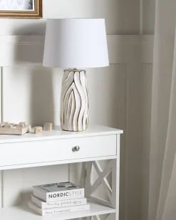 Bordlampe PATUCA Keramik Hvid