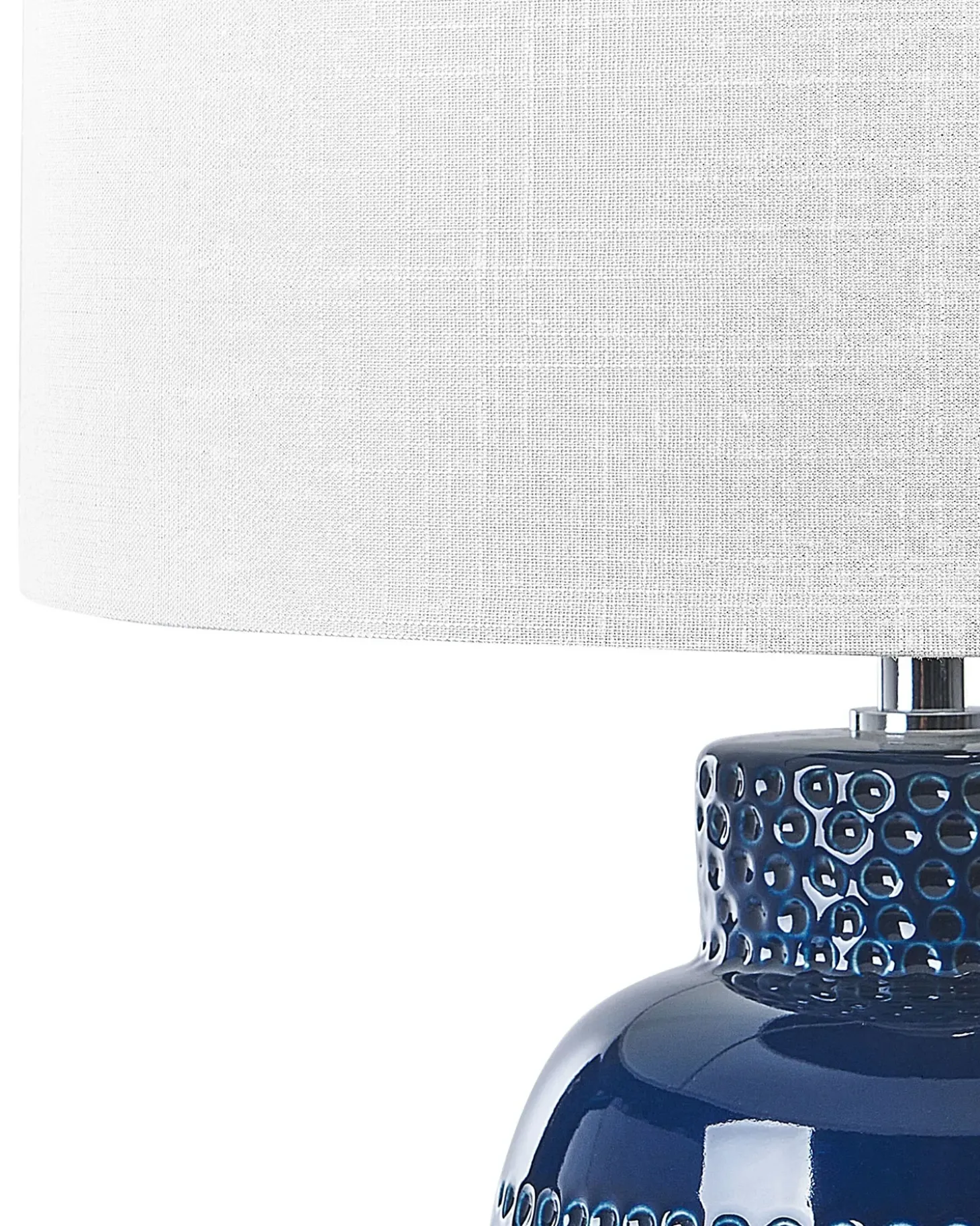 Bordlampe PERLIS Keramik Navy Blå
