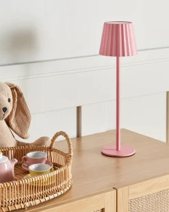 Bordlampe POMBEIRO Metal Pastellrosa