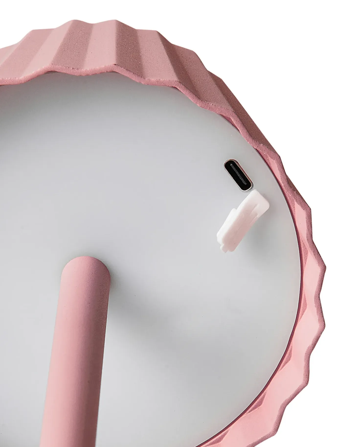 Bordlampe POMBEIRO Metal Pastellrosa