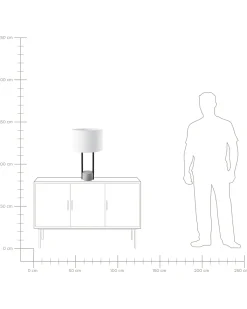 Bordlampe REMUS Metal Hvid