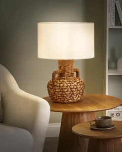 Bordlampe RENARD papirreb Naturlig