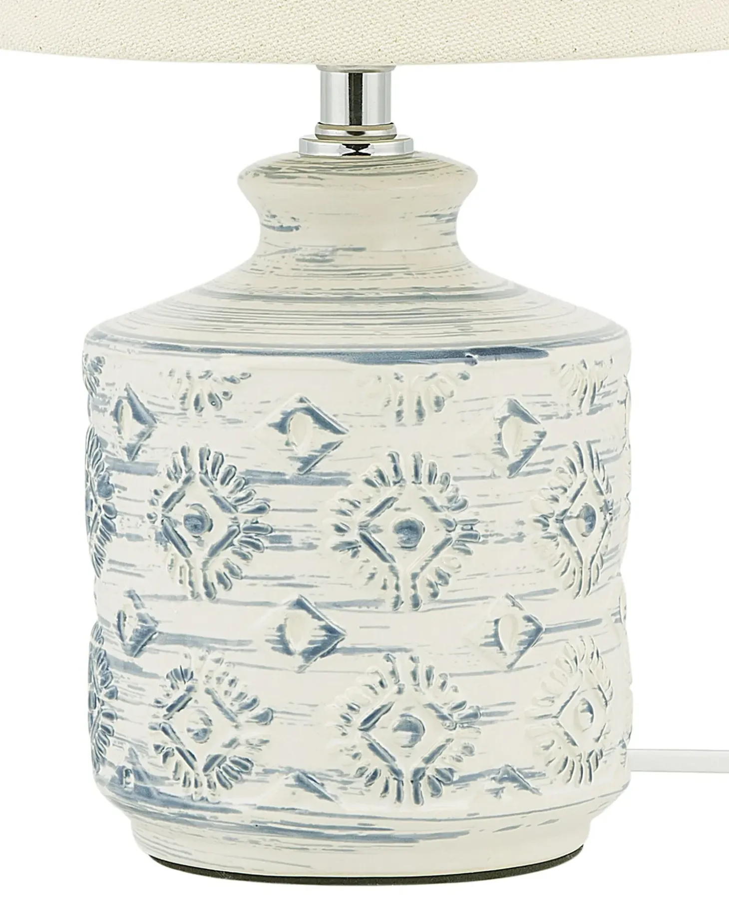 Bordlampe ROSANNA Keramik Beige