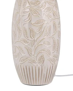 Bordlampe SALZA Keramik Beige
