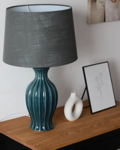 Bordlampe SAMINA Keramik Grøn