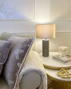 Bordlampe SANKURU Keramik Guld