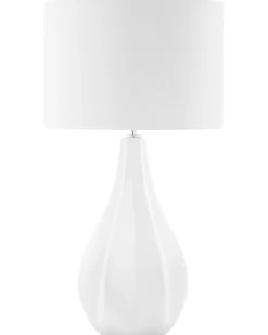 Bordlampe SANTEE Porcelæn Cremehvid