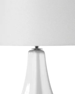 Bordlampe SANTEE Porcelæn Cremehvid