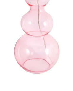 Bordlampe SENGWA Glas Lyserød