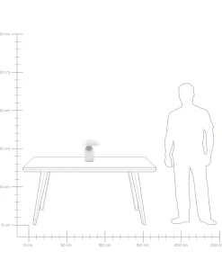 Bordlampe SIGI Metal Hvid