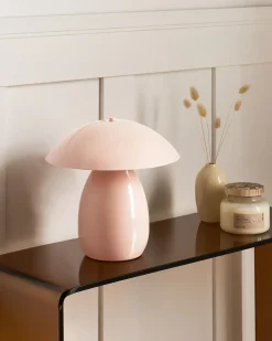 Bordlampe SIGI Metal Pastellrosa