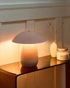 Bordlampe SIGI Metal Pastellrosa