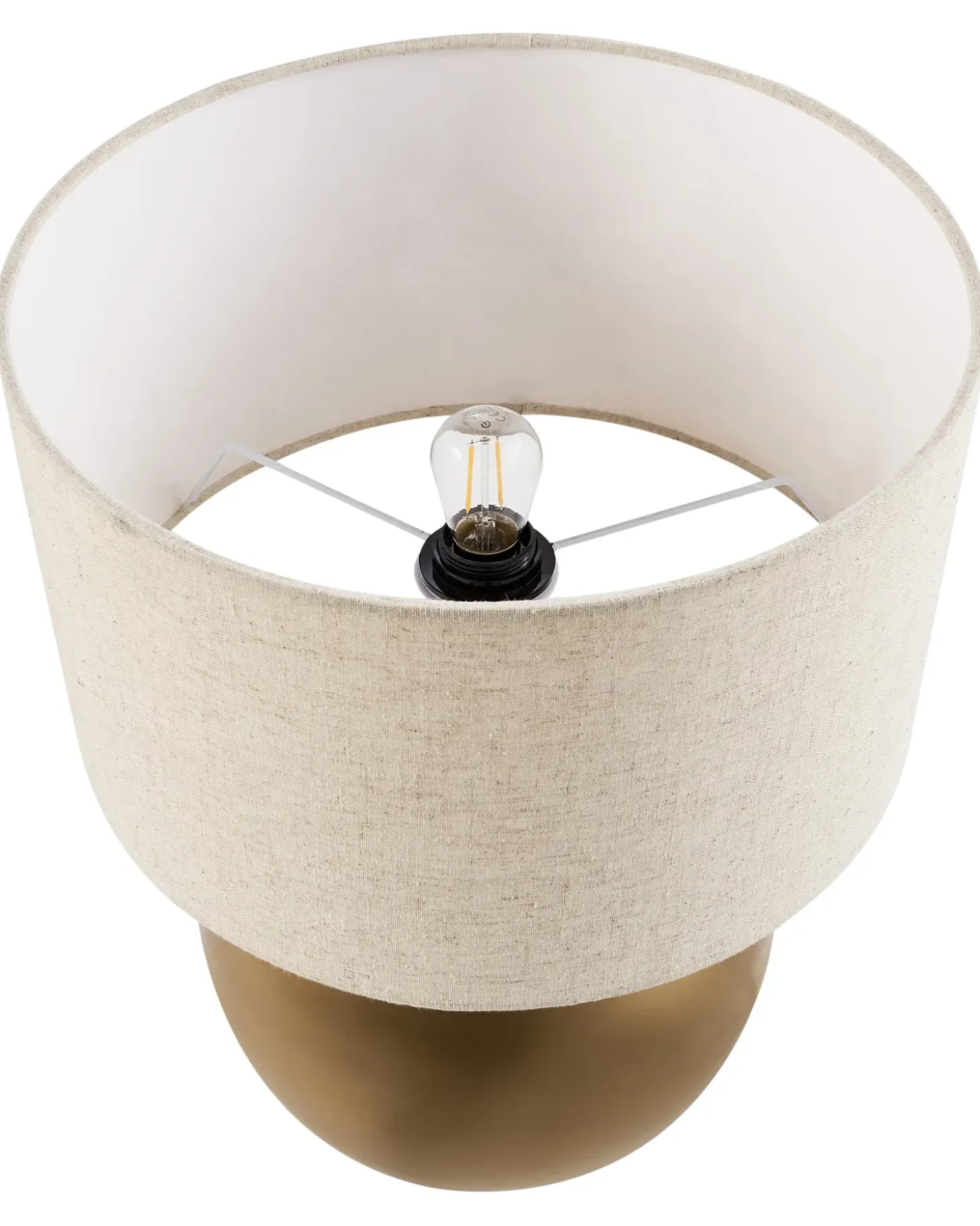 Bordlampe SOBRAMATI Metal Messing