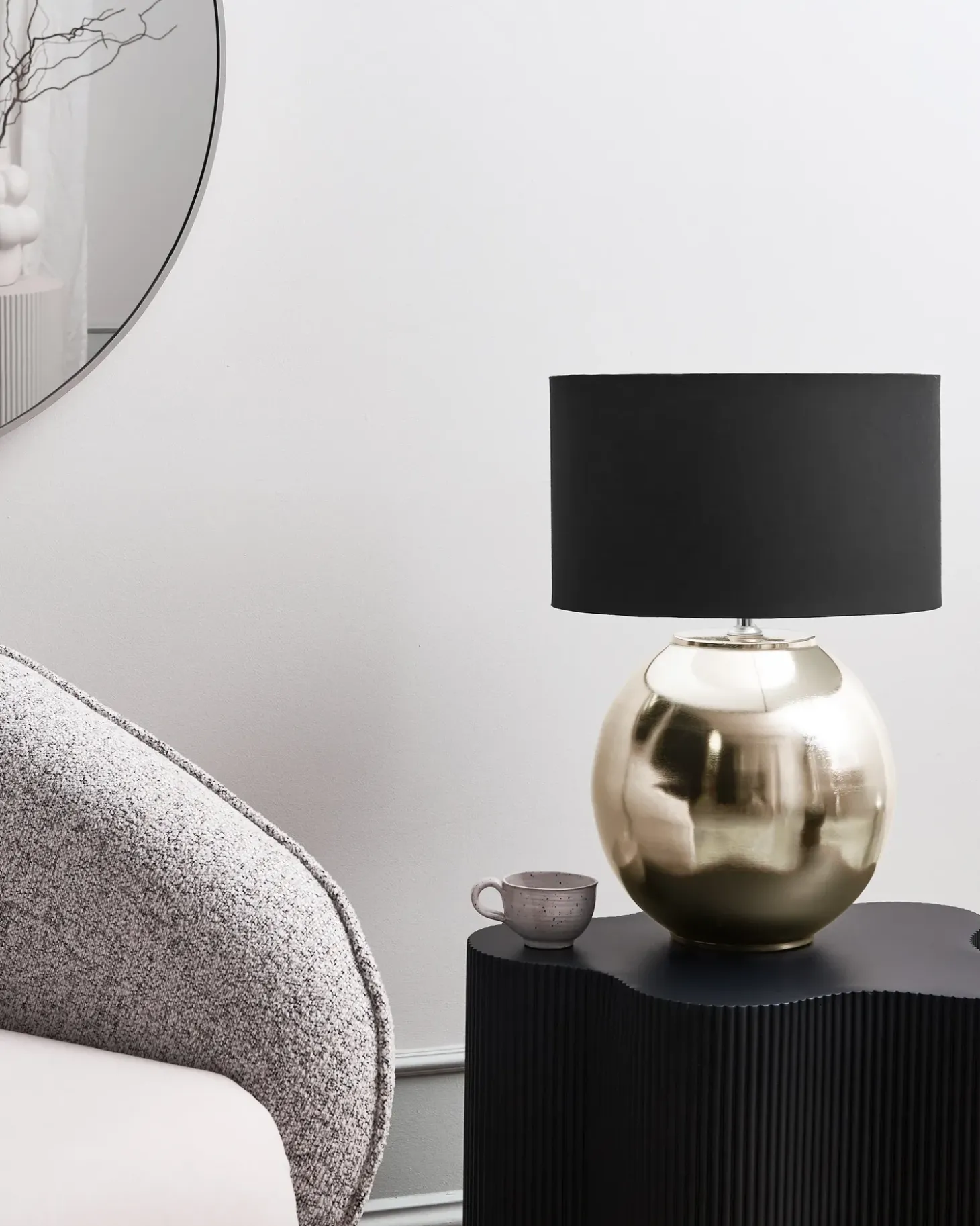 Bordlampe SOBRAMATI Metal Sølv