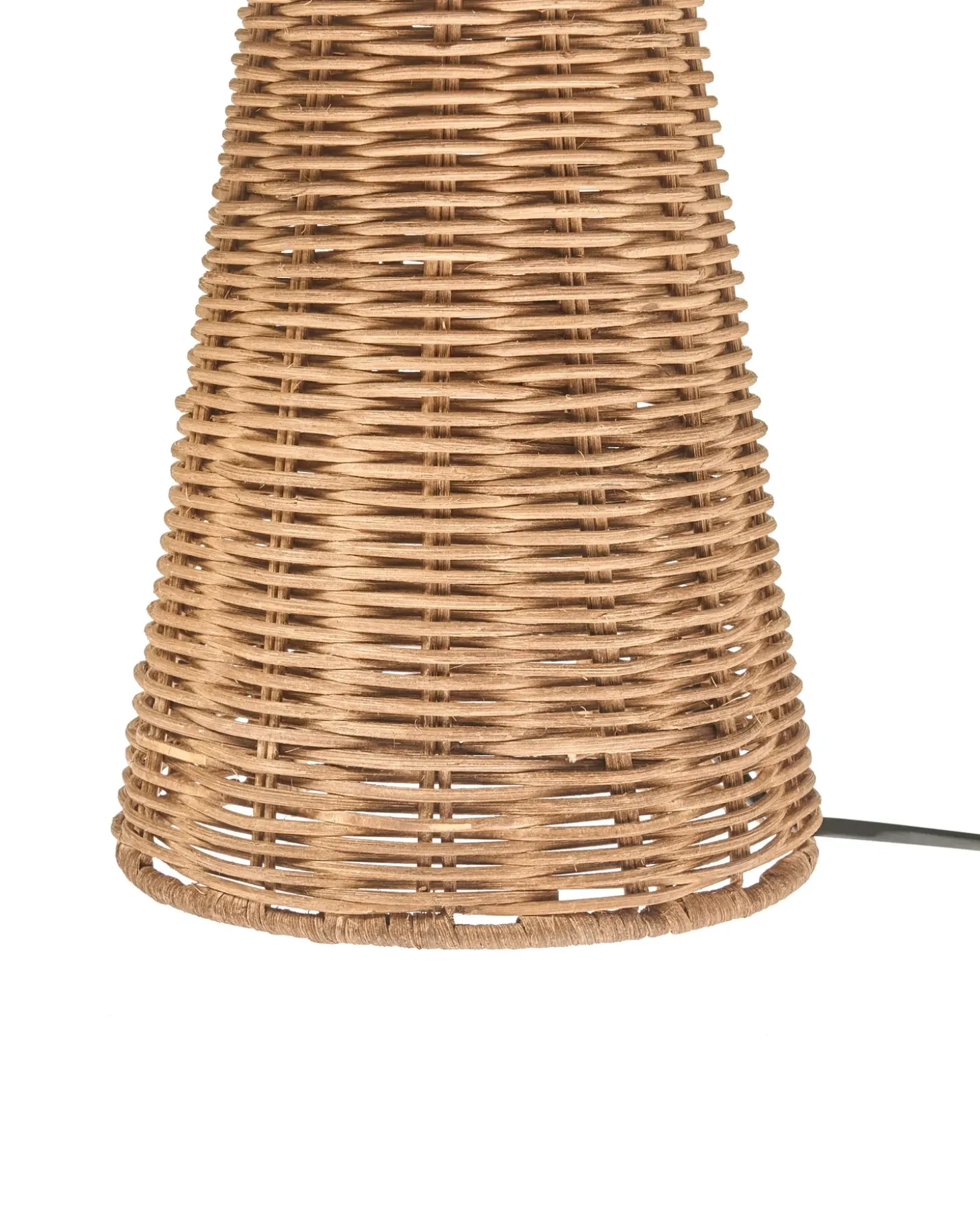Bordlampe Svamp ALERO Rattan Naturlig