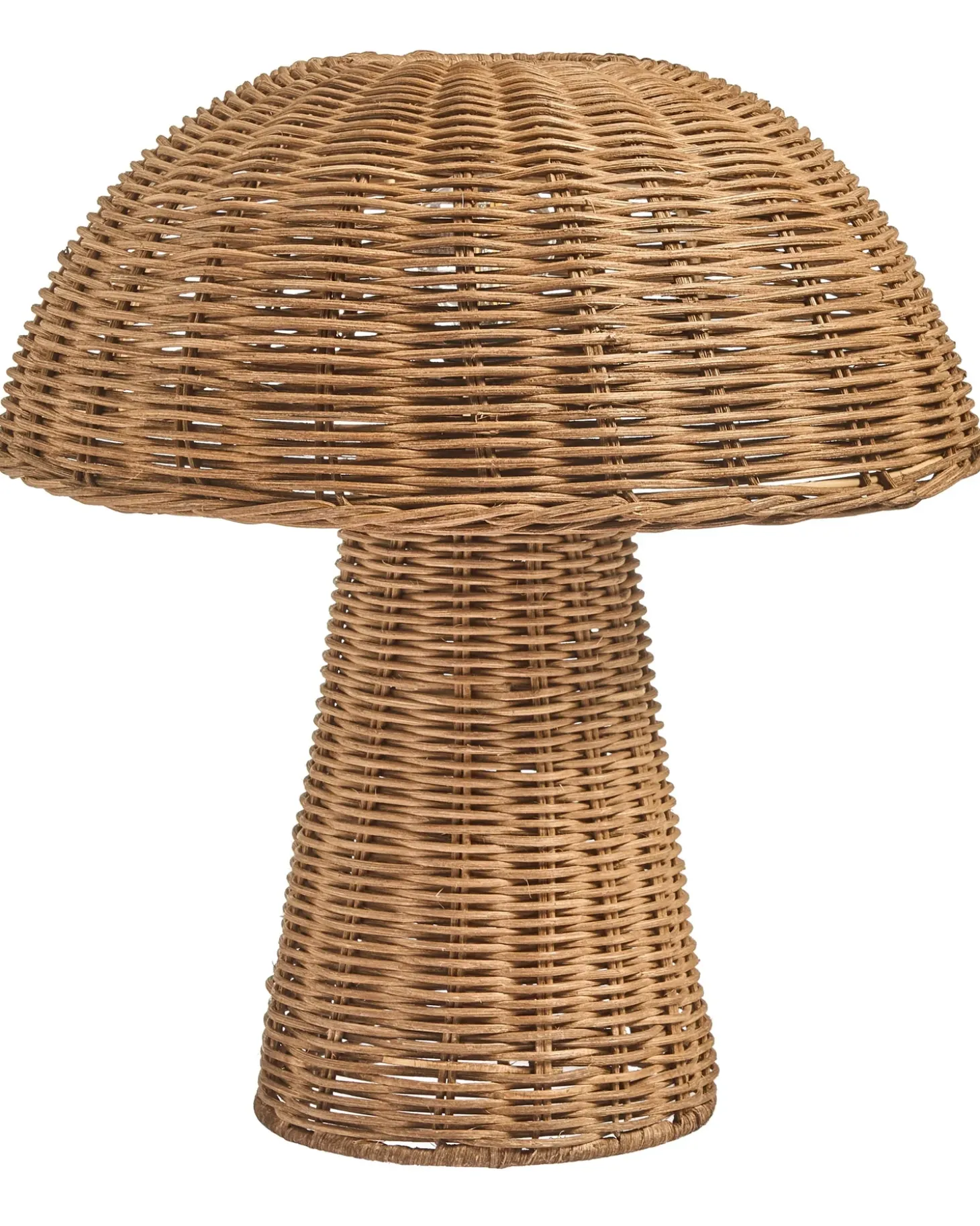 Bordlampe Svamp ALERO Rattan Naturlig