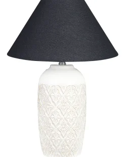 Bordlampe TELIRE Keramik Beige