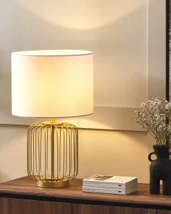Bordlampe THOUET Metal Guld