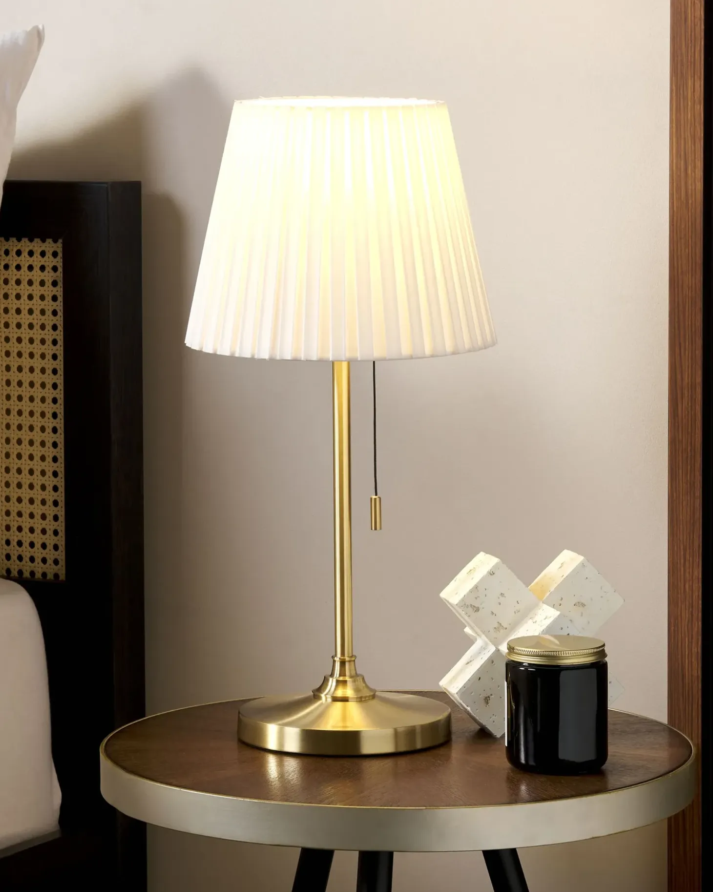 Bordlampe TORYSA Metal Guld