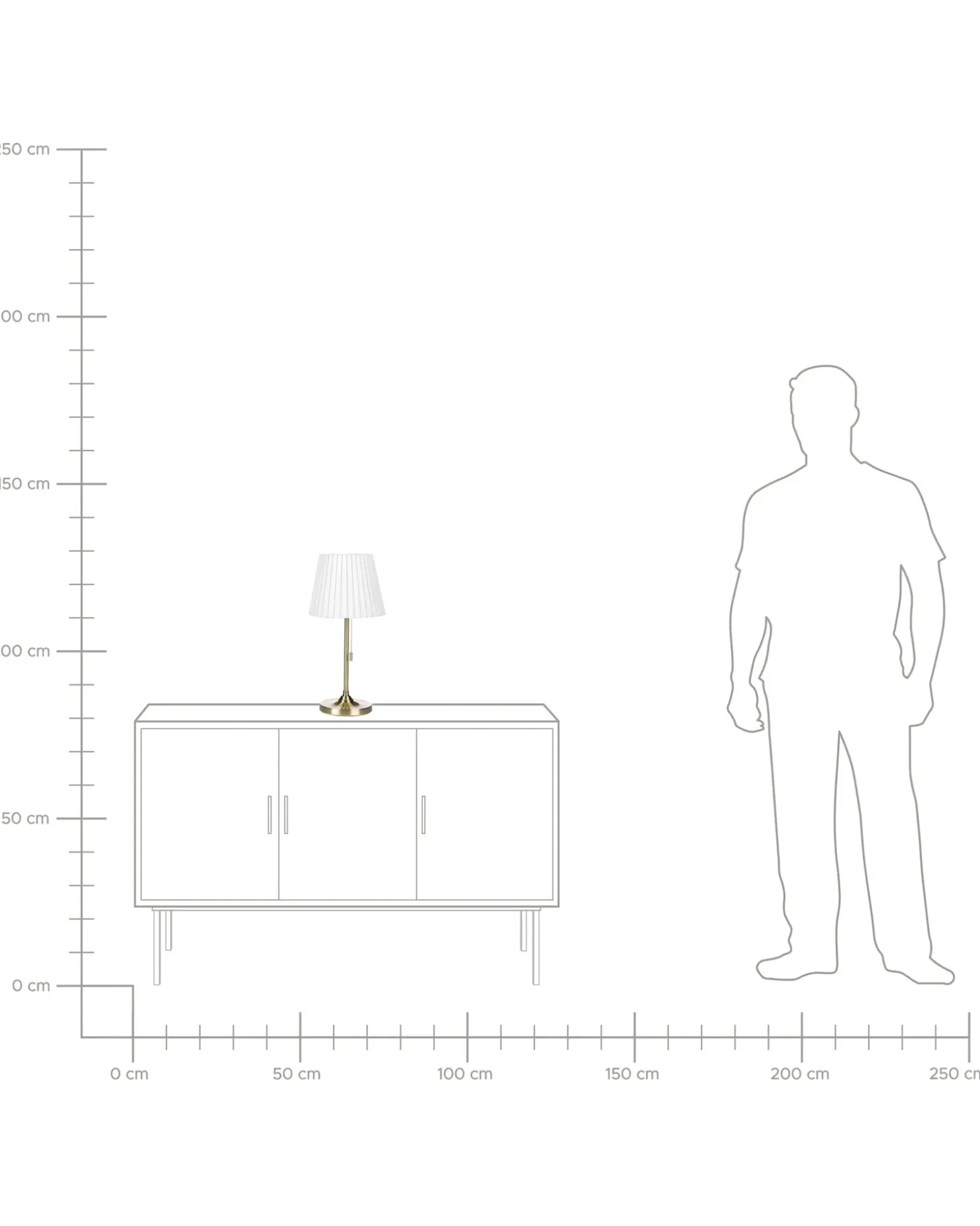 Bordlampe TORYSA Metal Guld