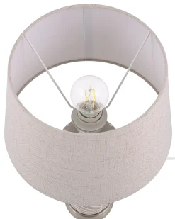 Bordlampe TRAISEN Keramik Beige